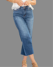 Load image into Gallery viewer, High Rise Embroidered Wide Leg Regular &amp; Plus Sizes
