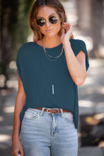 Load image into Gallery viewer, Super Soft Casual Ruched Shoulder Tee
