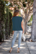 Load image into Gallery viewer, Super Soft Casual Ruched Shoulder Tee
