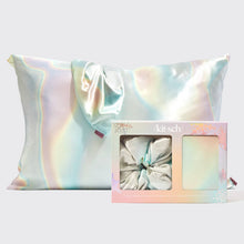 Load image into Gallery viewer, Holiday Satin Pillowcase and Pillow Scrunchie 2pc - Aura
