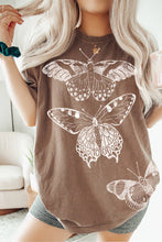Load image into Gallery viewer, BUTTERFLY DROPPED  GRAPHIC  OVERSIZED TEE
