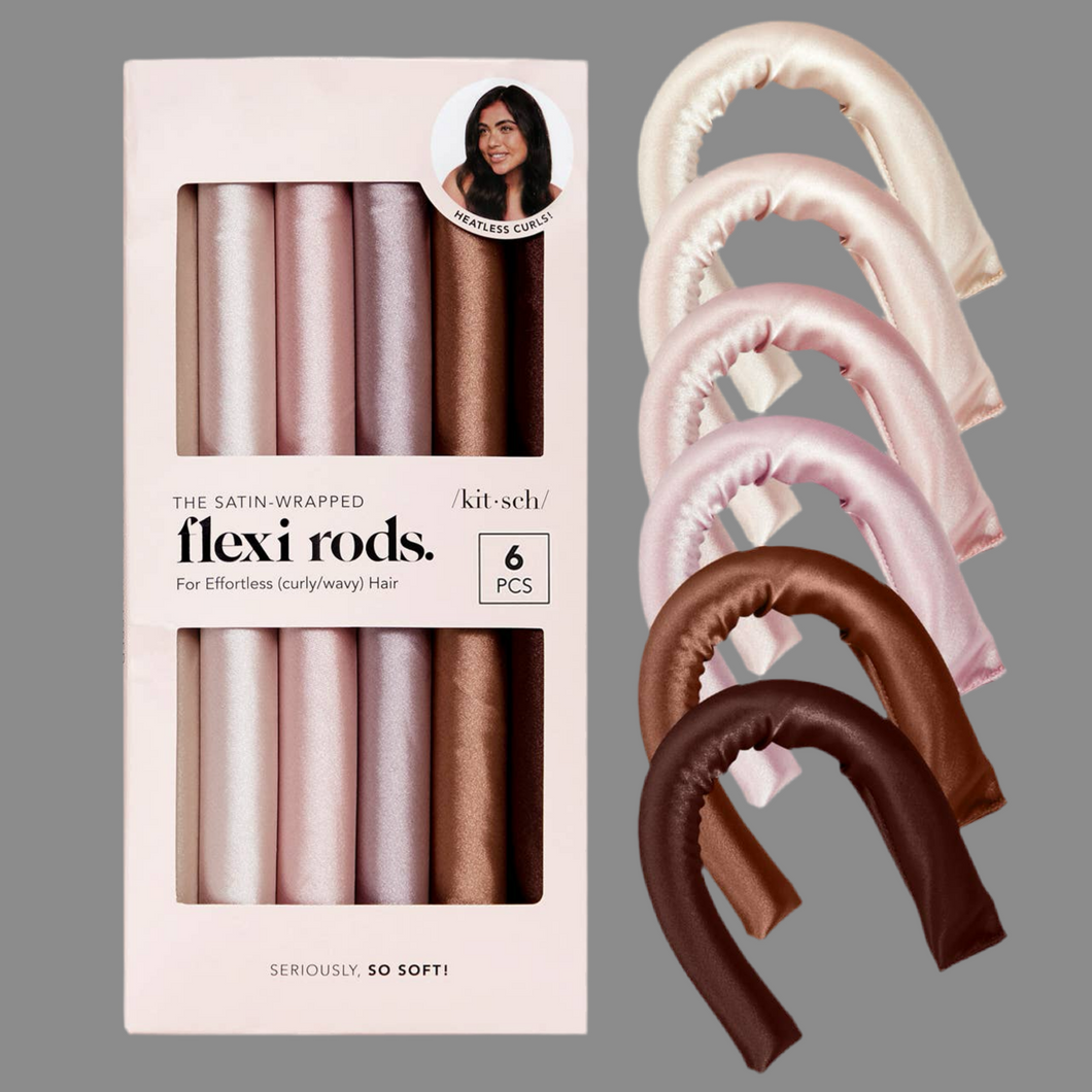 Satin Wrapped Flexi Rods - 6pc Set