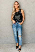 Load image into Gallery viewer, Faux Leather Tank Top
