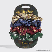 Load image into Gallery viewer, Harry Potter x Kitsch Satin Sleep Scrunchies 4pc Set
