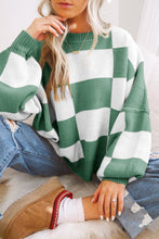 Load image into Gallery viewer, Checkered Bishop SleeveSweater PRE ORDER***
