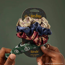 Load image into Gallery viewer, Harry Potter x Kitsch Satin Sleep Scrunchies 4pc Set
